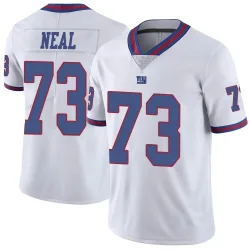 Men's Evan Neal New York Giants No.73 Limited Color Rush Jersey - White