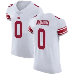 Men's Francis Mauigoa New York Giants No.0 Elite Vapor Untouchable Jersey - White