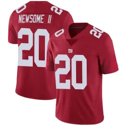 Men's Greg Newsome II New York Giants No.20 Limited Alternate Vapor Untouchable Jersey - Red