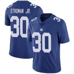 Men's Greg Stroman Jr. New York Giants No.30 Limited Team Color Vapor Untouchable Jersey - Royal