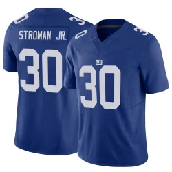 Men's Greg Stroman Jr. New York Giants No.30 Limited Vapor F.U.S.E. Jersey - Royal