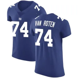 Men's Greg Van Roten New York Giants No.74 Elite Team Color Vapor Untouchable Jersey - Royal