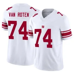Men's Greg Van Roten New York Giants No.74 Limited Vapor F.U.S.E. Jersey - White
