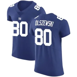 Men's Gunner Olszewski New York Giants No.80 Elite Team Color Vapor Untouchable Jersey - Royal