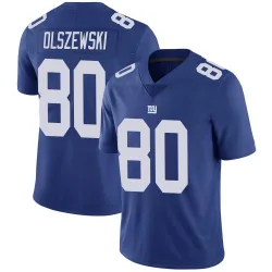 Men's Gunner Olszewski New York Giants No.80 Limited Team Color Vapor Untouchable Jersey - Royal