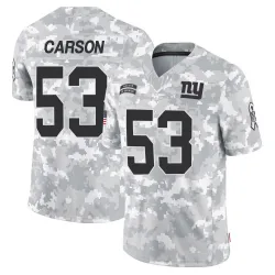 Men's Harry Carson New York Giants No.53 Limited 2024 Salute to Service Jersey - Arctic Camo