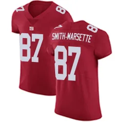 Men's Ihmir Smith-Marsette New York Giants No.87 Elite Alternate Vapor Untouchable Jersey - Red