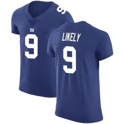 Men's Isaiah Likely New York Giants No.9 Elite Team Color Vapor Untouchable Jersey - Royal