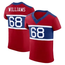 Men's Jaison Williams New York Giants No.68 Elite Century Alternate Vapor F.U.S.E. Jersey - Red