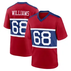 Men's Jaison Williams New York Giants No.68 Game Century Alternate Jersey - Red