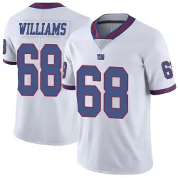 Men's Jaison Williams New York Giants No.68 Limited Color Rush Jersey - White