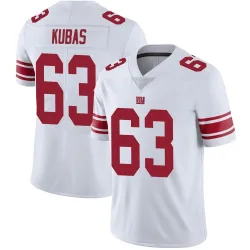 Men's Jake Kubas New York Giants No.63 Limited Vapor Untouchable Jersey - White