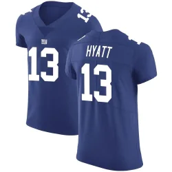 Men's Jalin Hyatt New York Giants No.13 Elite Team Color Vapor Untouchable Jersey - Royal