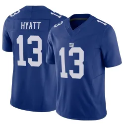 Men's Jalin Hyatt New York Giants No.13 Limited Vapor F.U.S.E. Jersey - Royal