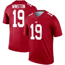 Men's Jameis Winston New York Giants No.19 Legend Inverted Jersey - Red