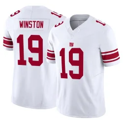 Men's Jameis Winston New York Giants No.19 Limited Vapor F.U.S.E. Jersey - White