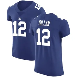 Men's Jamie Gillan New York Giants No.12 Elite Team Color Vapor Untouchable Jersey - Royal