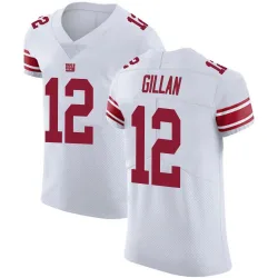 Men's Jamie Gillan New York Giants No.12 Elite Vapor Untouchable Jersey - White