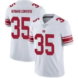 Men's Jarrick Bernard-Converse New York Giants No.35 Limited Vapor Untouchable Jersey - White