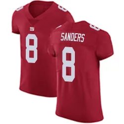 Men's Jason Sanders New York Giants No.8 Elite Alternate Vapor Untouchable Jersey - Red
