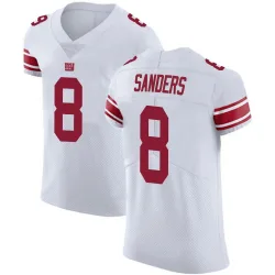 Men's Jason Sanders New York Giants No.8 Elite Vapor Untouchable Jersey - White