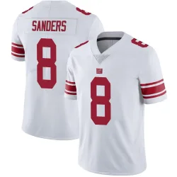 Men's Jason Sanders New York Giants No.8 Limited Vapor Untouchable Jersey - White