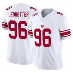 Men's Jeremiah Ledbetter New York Giants No.96 Limited Vapor F.U.S.E. Jersey - White