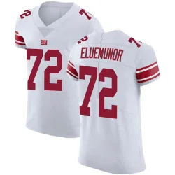 Men's Jermaine Eluemunor New York Giants No.72 Elite Vapor Untouchable Jersey - White