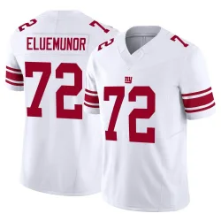 Men's Jermaine Eluemunor New York Giants No.72 Limited Vapor F.U.S.E. Jersey - White