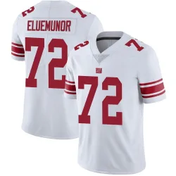 Men's Jermaine Eluemunor New York Giants No.72 Limited Vapor Untouchable Jersey - White