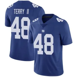 Men's Jermaine Terry II New York Giants No.48 Limited Team Color Vapor Untouchable Jersey - Royal