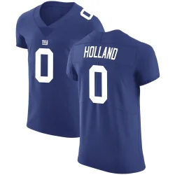 Men's Jevon Holland New York Giants No.0 Elite Team Color Vapor Untouchable Jersey - Royal
