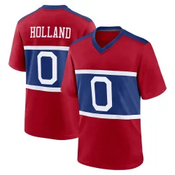 Men's Jevon Holland New York Giants No.0 Game Century Alternate Jersey - Red
