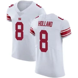 Men's Jevon Holland New York Giants No.8 Elite Vapor Untouchable Jersey - White