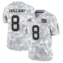 Men's Jevon Holland New York Giants No.8 Limited 2024 Salute to Service Jersey - Arctic Camo