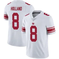 Men's Jevon Holland New York Giants No.8 Limited Vapor Untouchable Jersey - White