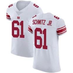 Men's John Michael Schmitz Jr. New York Giants No.61 Elite Vapor Untouchable Jersey - White