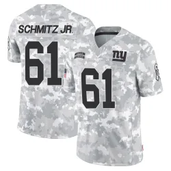 Men's John Michael Schmitz Jr. New York Giants No.61 Limited 2024 Salute to Service Jersey - Arctic Camo