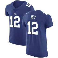 Men's Jordan Bly New York Giants No.12 Elite Team Color Vapor Untouchable Jersey - Royal