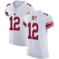 Men's Jordan Bly New York Giants No.12 Elite Vapor Untouchable Jersey - White
