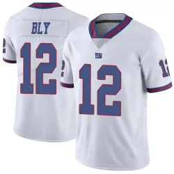 Men's Jordan Bly New York Giants No.12 Limited Color Rush Jersey - White