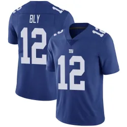 Men's Jordan Bly New York Giants No.12 Limited Team Color Vapor Untouchable Jersey - Royal