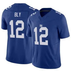 Men's Jordan Bly New York Giants No.12 Limited Vapor F.U.S.E. Jersey - Royal