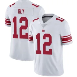 Men's Jordan Bly New York Giants No.12 Limited Vapor Untouchable Jersey - White