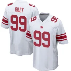 Men's Jordon Riley New York Giants No.99 Game Jersey - White