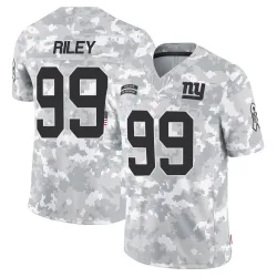Men's Jordon Riley New York Giants No.99 Limited 2024 Salute to Service Jersey - Arctic Camo
