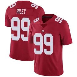 Men's Jordon Riley New York Giants No.99 Limited Alternate Vapor Untouchable Jersey - Red