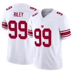 Men's Jordon Riley New York Giants No.99 Limited Vapor F.U.S.E. Jersey - White
