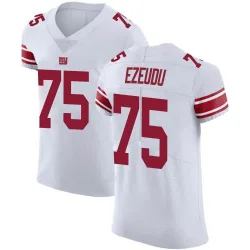 Men's Joshua Ezeudu New York Giants No.75 Elite Vapor Untouchable Jersey - White