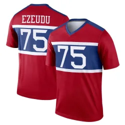 Men's Joshua Ezeudu New York Giants No.75 Legend Century Alternate Jersey - Red